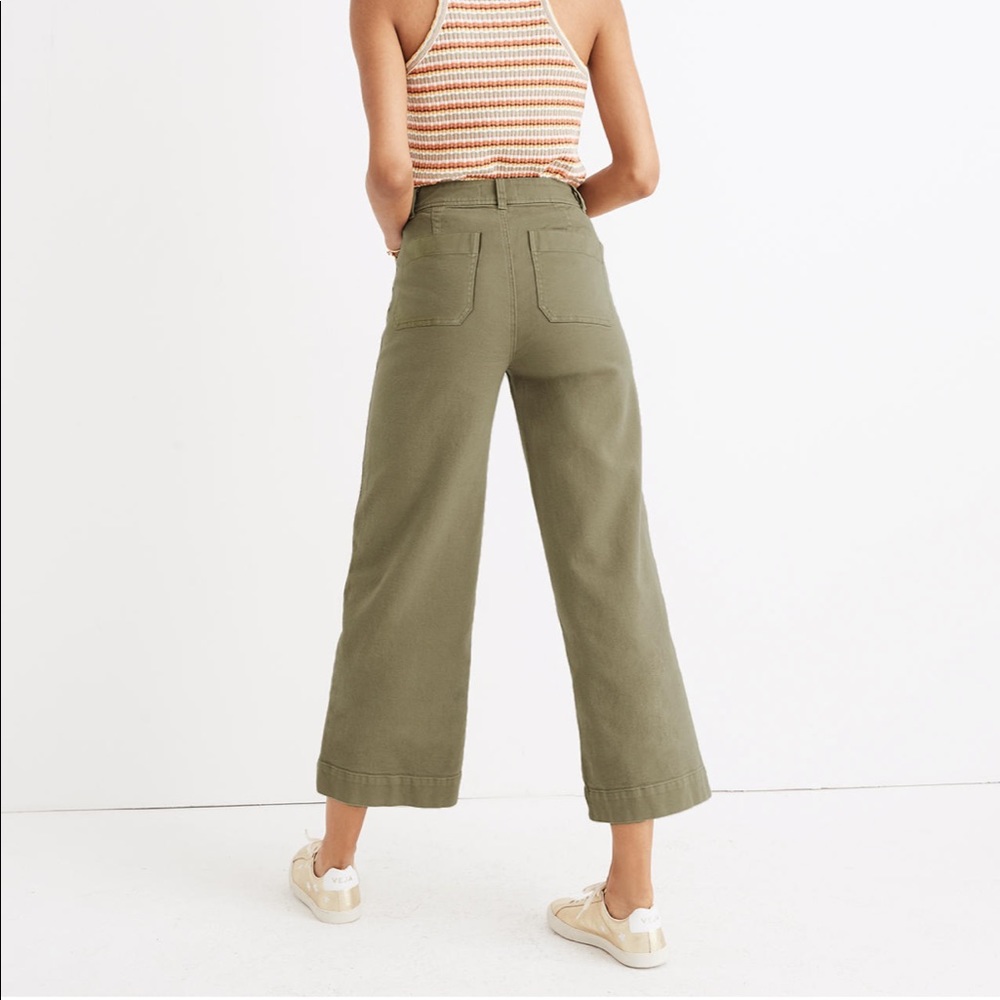 Madewell Emmett Wide Leg Pant (Petite) - Picture 3 of 3